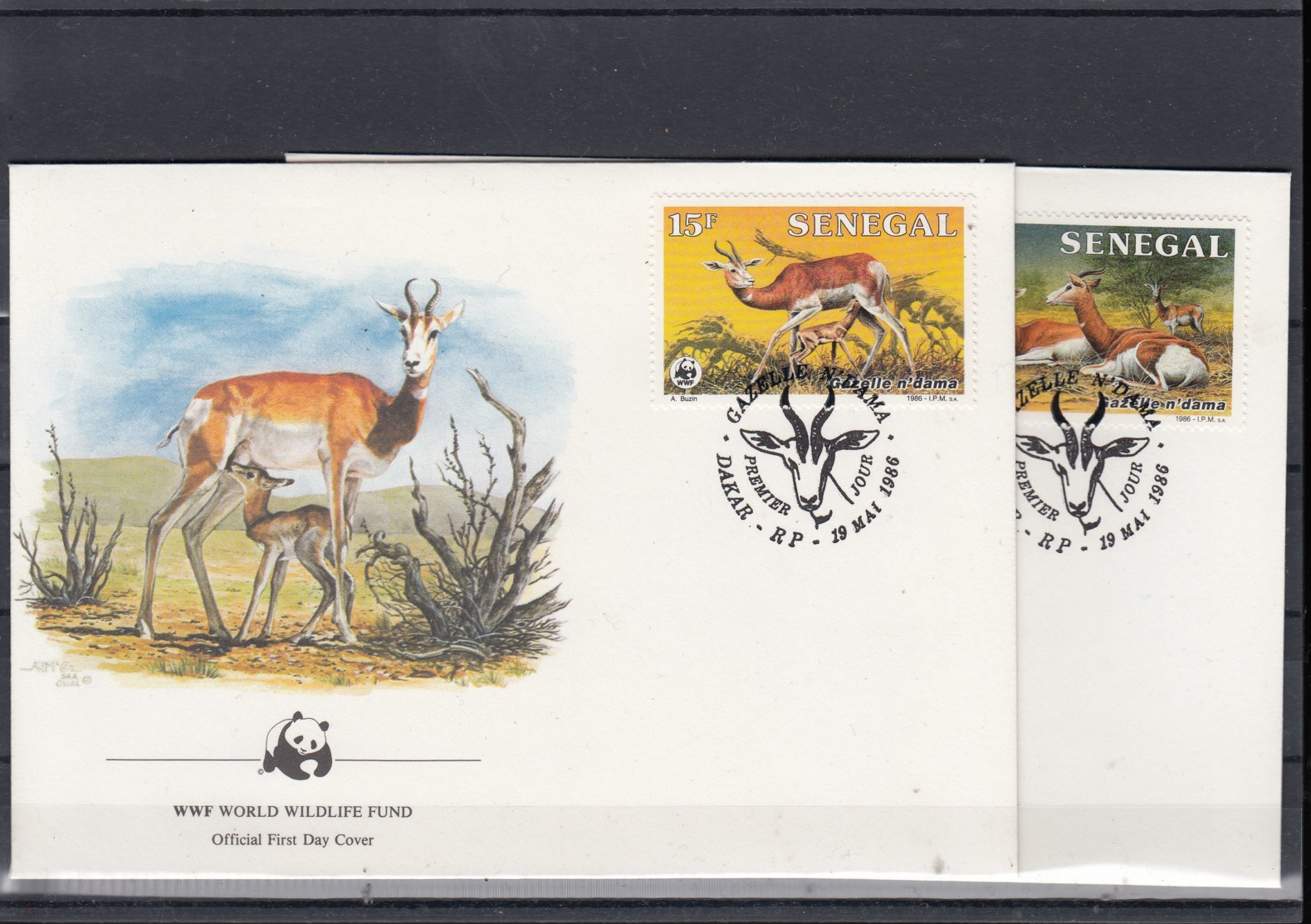 Senegal Michel Cat.No. WWF Issue 875/878 FDC - Senegal (1960-...)