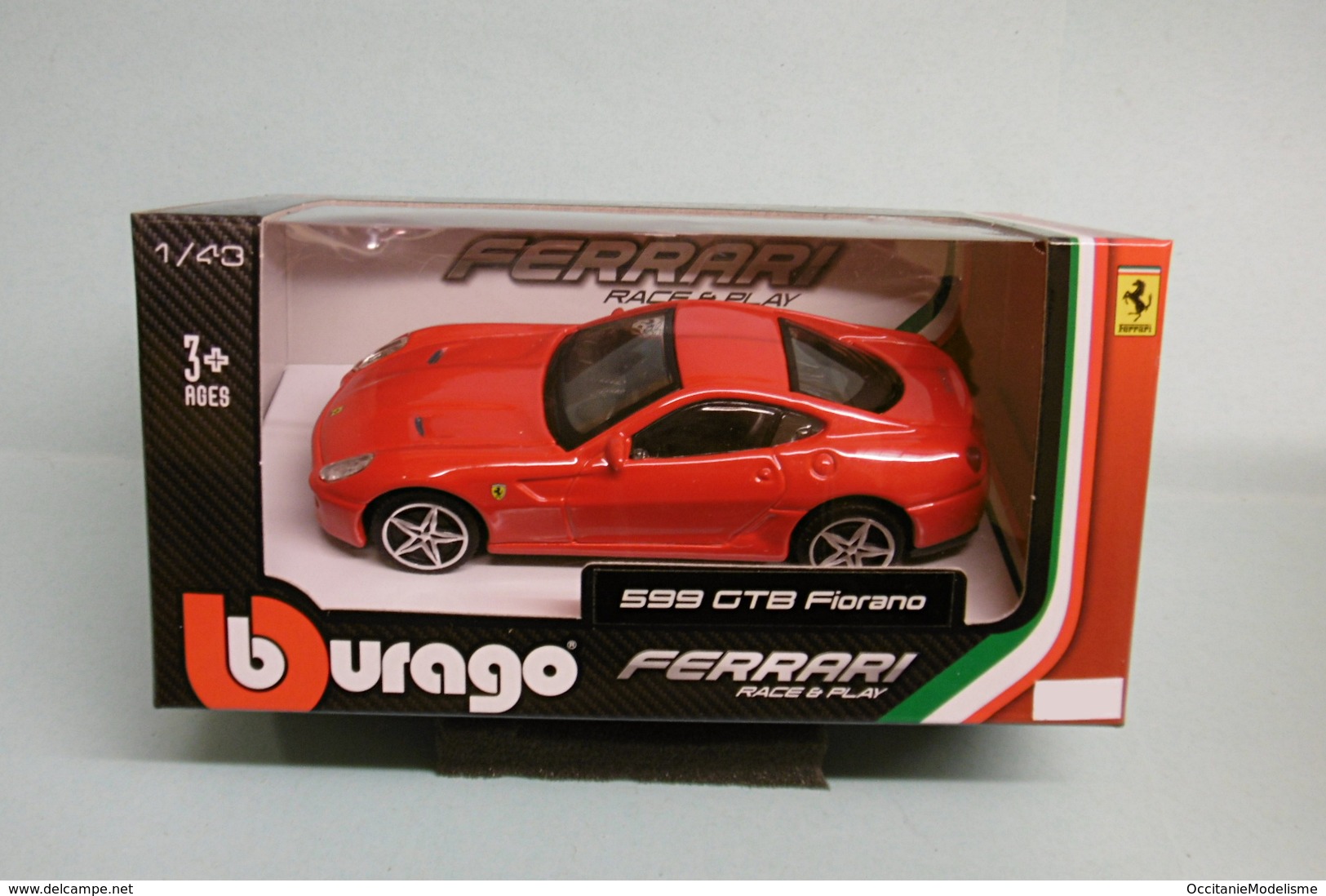 Bburago - FERRARI 599 GTB FIORANO Rouge Burago Neuf NBO 1/43 - Burago