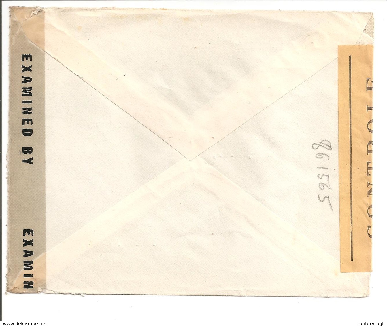 Ankara>New York WW II Censuré-Examined - Covers & Documents