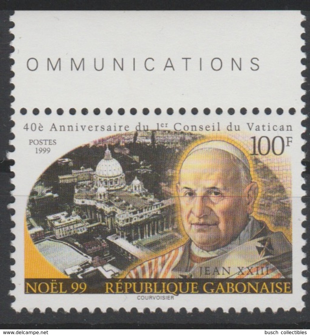 Gabon Gabun 1999 Mi. 1490 Pape Pope Papst Jean John XXIII Vatican Noël Christmas Weihnachten RARE ! - Gabon