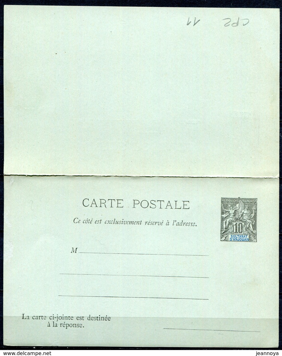 ANJOUAN - ENTIER POSTAL - CPRP N° 2 - NEUVE - SUP & RARE - Unused Stamps