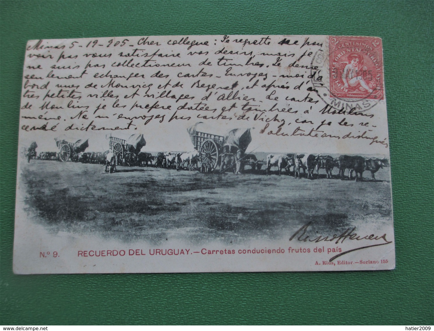 Recuerdo Del URUGUAY - Una Estancia - A. Rius, Editor - SORIANO_voyagé En 1905 - Uruguay
