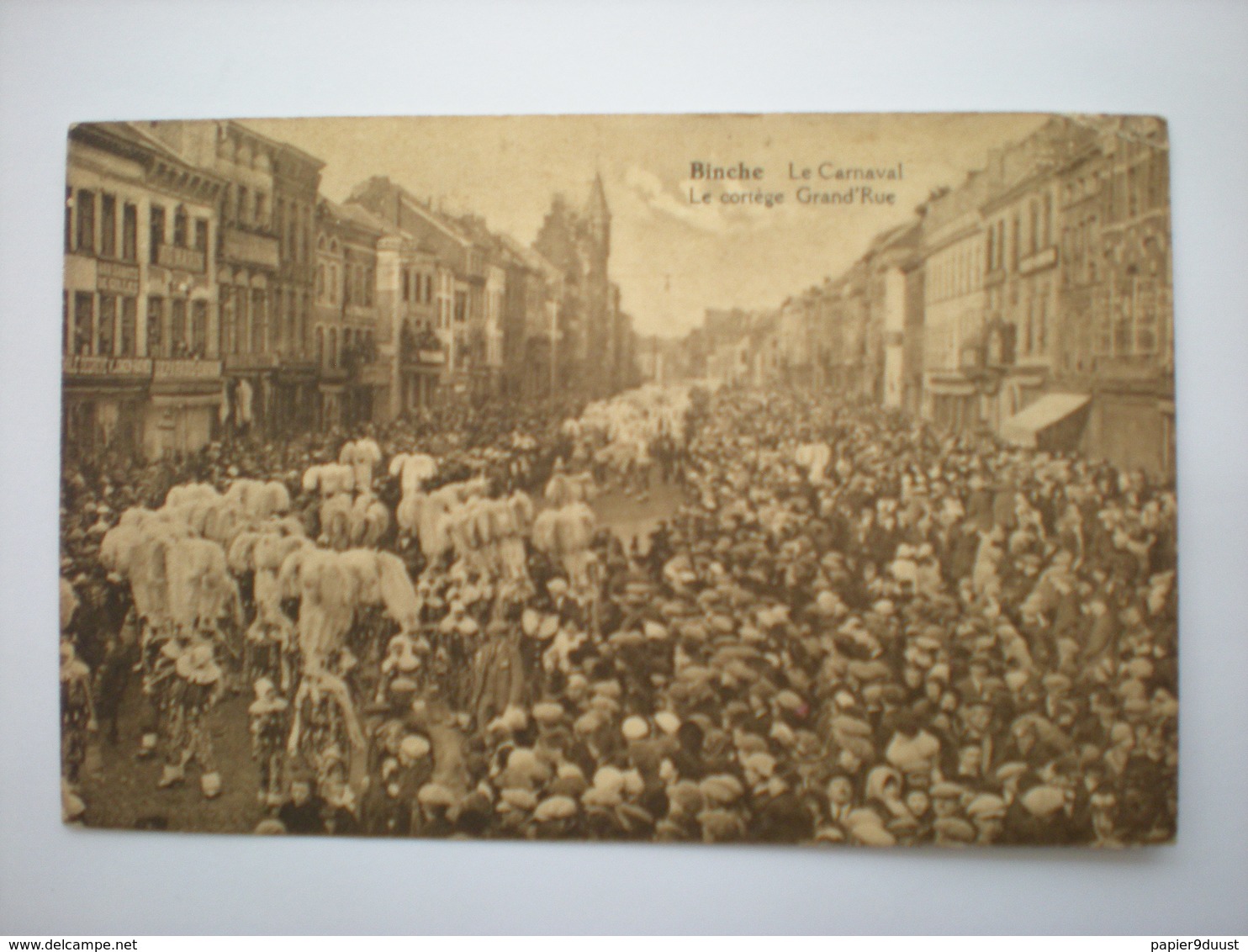 BINCHE - CARNAVAL - LE CORTEGE - GRAND'RUE - Binche