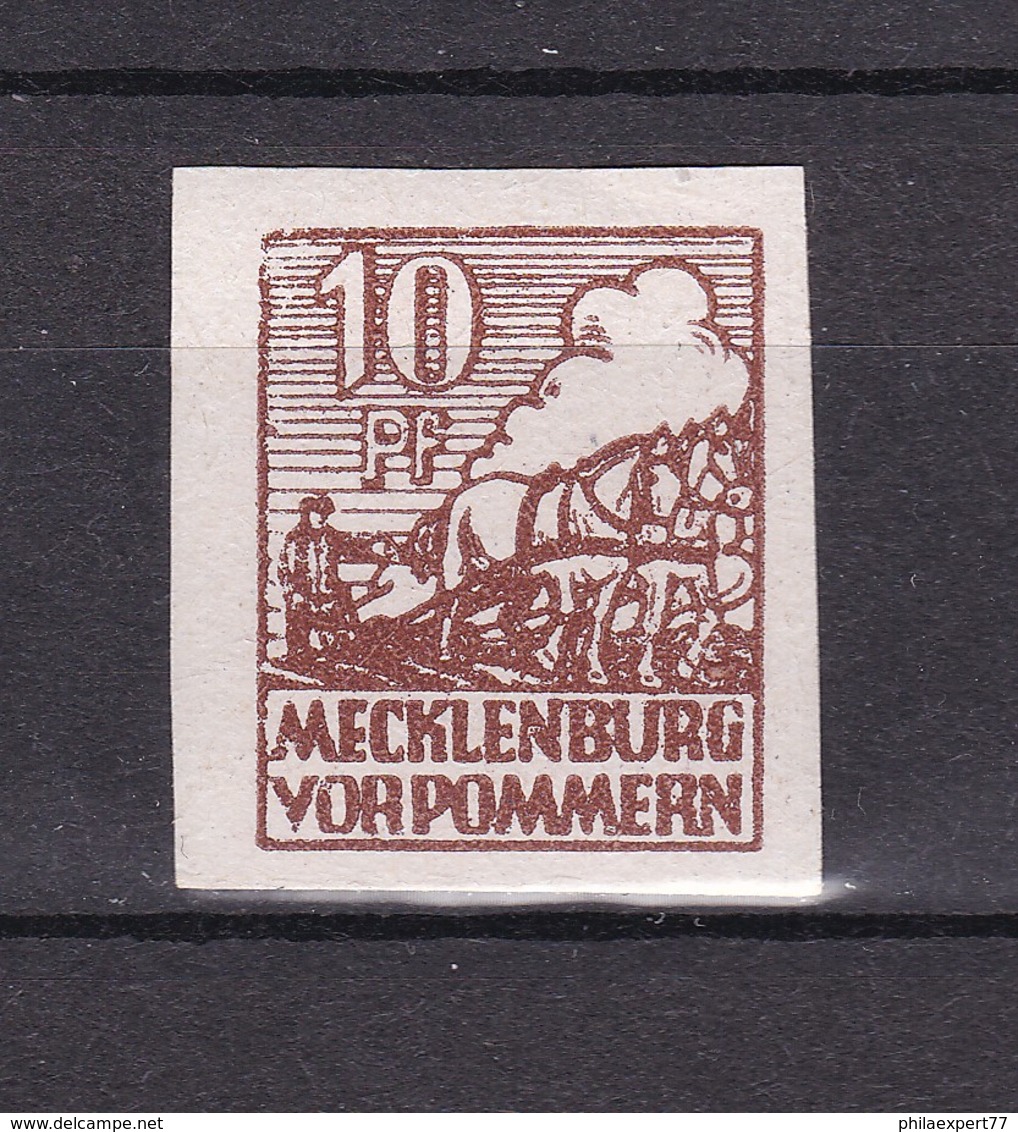 Sowjetische Zone - Mecklenburg-Vorpommern -  1946 - Michel Nr. 35 X - Postfrisch - 30 Euro - Sonstige & Ohne Zuordnung