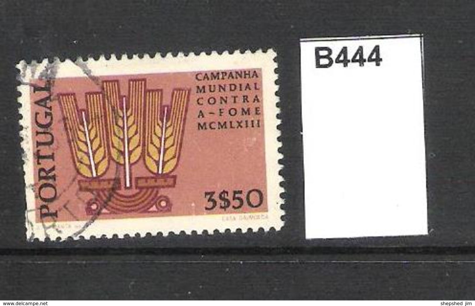 Portugal 1963 Freedom From Hunger. 3E50 - Gebraucht