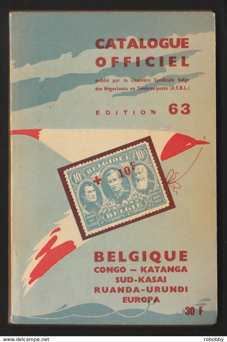 Catalogue Officiel Belgique 1963. Impeccable - Belgique