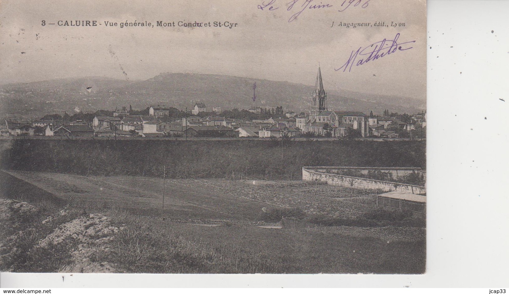 69 CALUIRE  -  Vue Générale, Mont Condu Et St-Cyr  - - Caluire Et Cuire