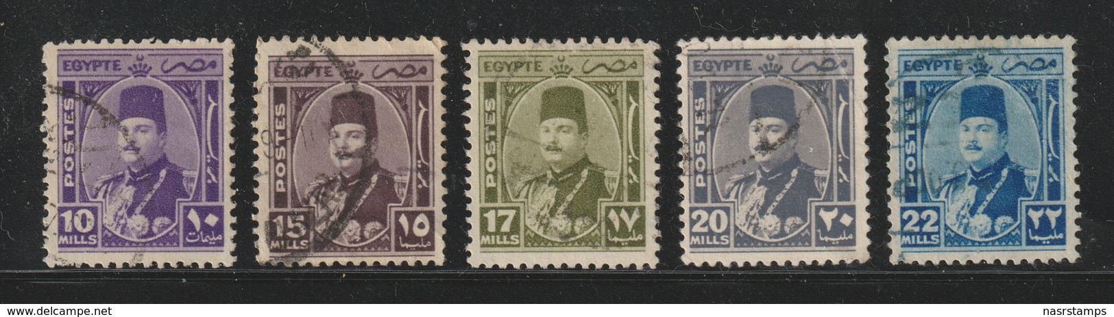 Egypt - 1944 - ( King Farouk ) - Used - Usados