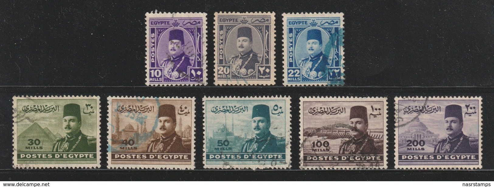 Egypt - 1944 - ( King Farouk ) - Used - Used Stamps