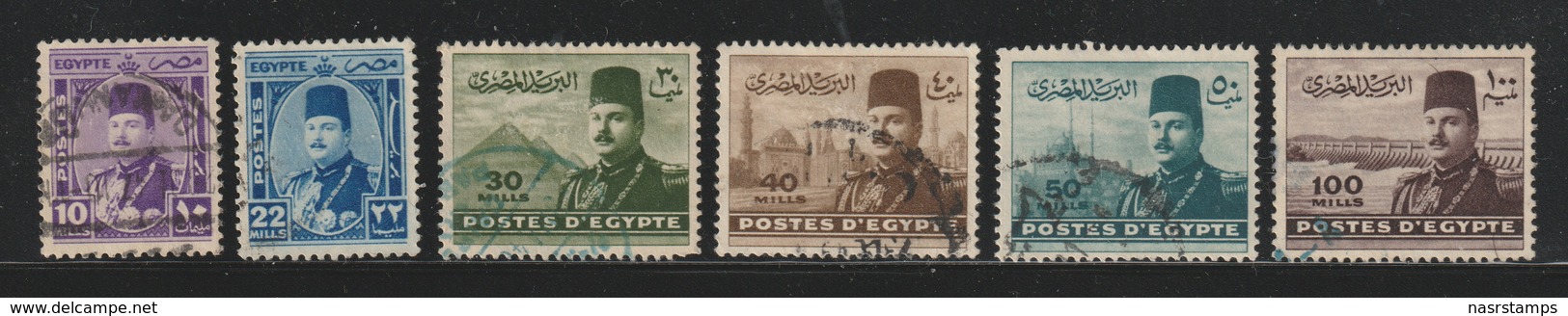 Egypt - 1944 - ( King Farouk ) - Used - Usati