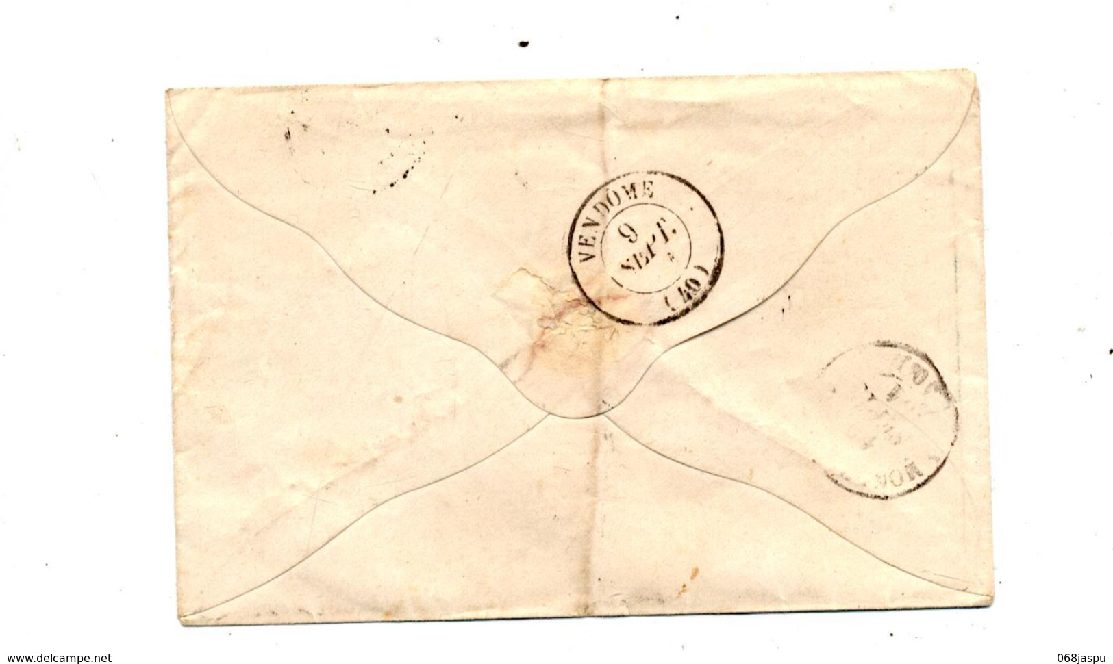 Lettre Cachet Losange  ? Sur Napoleon Vendome - 1849-1876: Classic Period