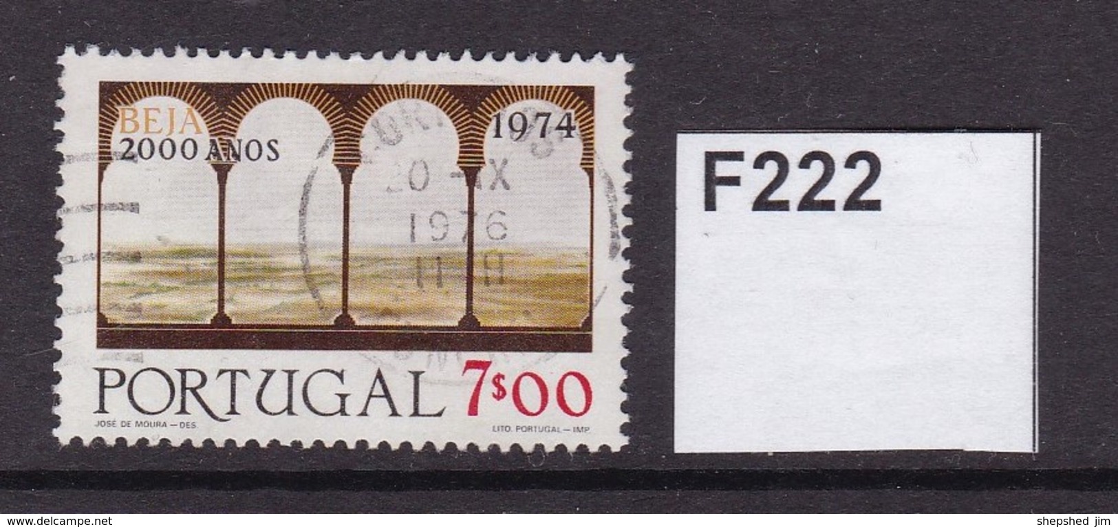 Portugal 1974 Bimillenary Of Beja 7E - Gebraucht