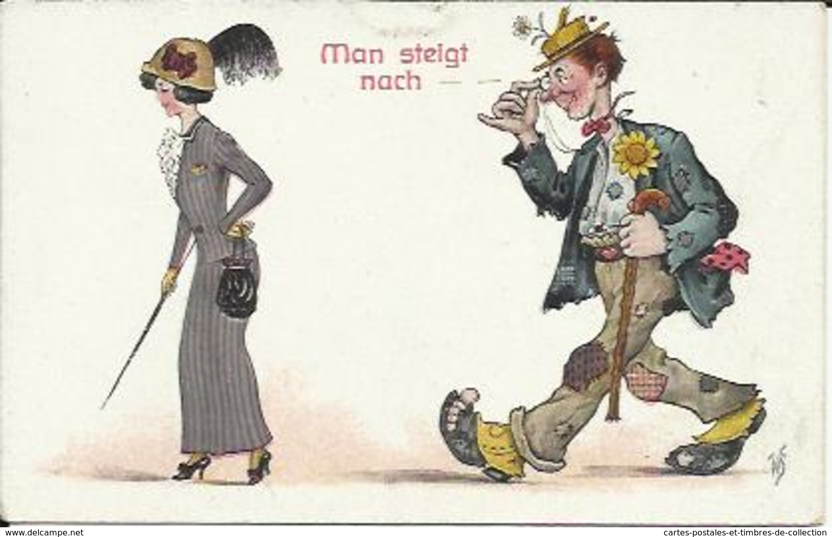 Man Steigt Nach , 1919 , Illustrateur: Willi Scheuermann - Scheuermann, Willi