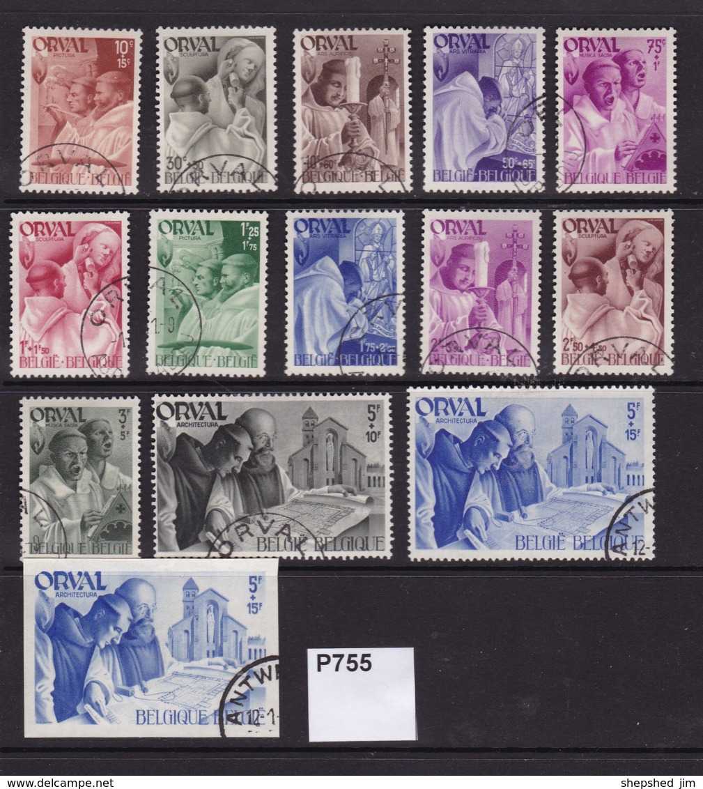 Belgium 1941 Orval Abbey Restoration Fund - Used Stamps