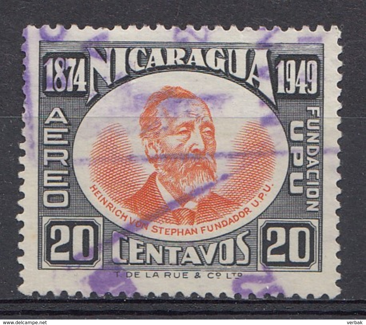 NICARAGUA 1950   Mi.nr: 1016  Weltpostverein  Oblitérés - Used - Gebruikt - Nicaragua