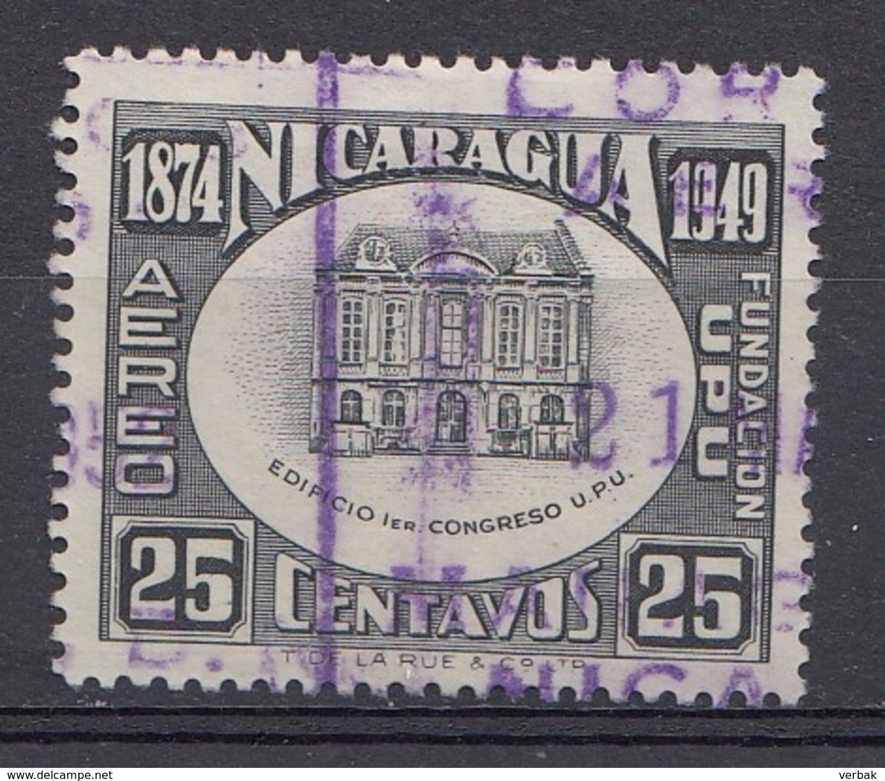 NICARAGUA 1950   Mi.nr: 1017  Weltpostverein  Oblitérés - Used - Gebruikt - Nicaragua