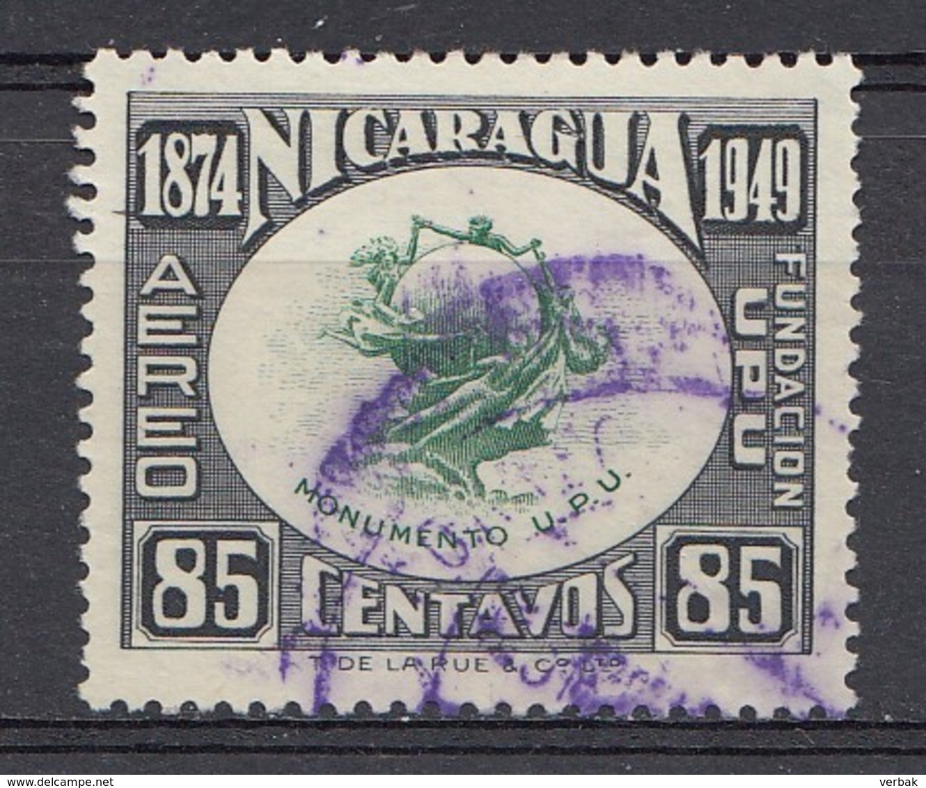 NICARAGUA 1950   Mi.nr: 1019  Weltpostverein  Oblitérés - Used - Gebruikt - Nicaragua