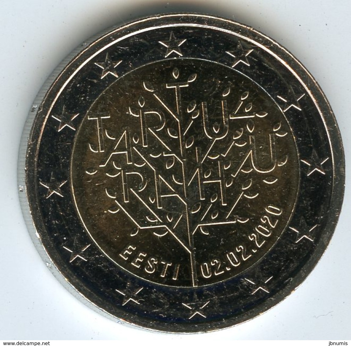 Estonie Estonia 2 Euro 2020 100 Ans De L'accord De Tartu UNC - Estonia