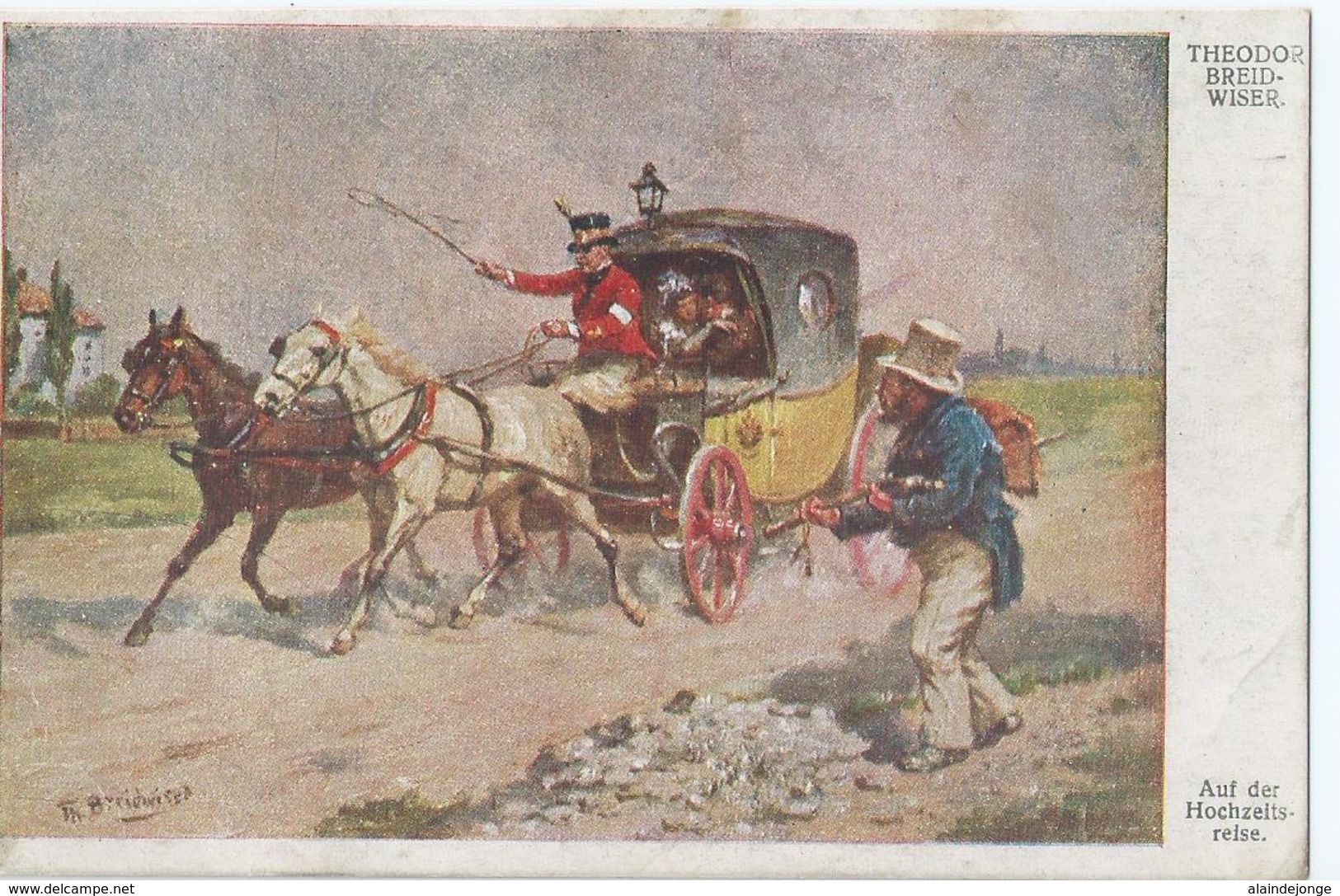 Cheval - Horse - Paard - Pferd - Theodor Breidwiser - Galerie Wiener Künstler Nr 660 - 1918 - Chevaux
