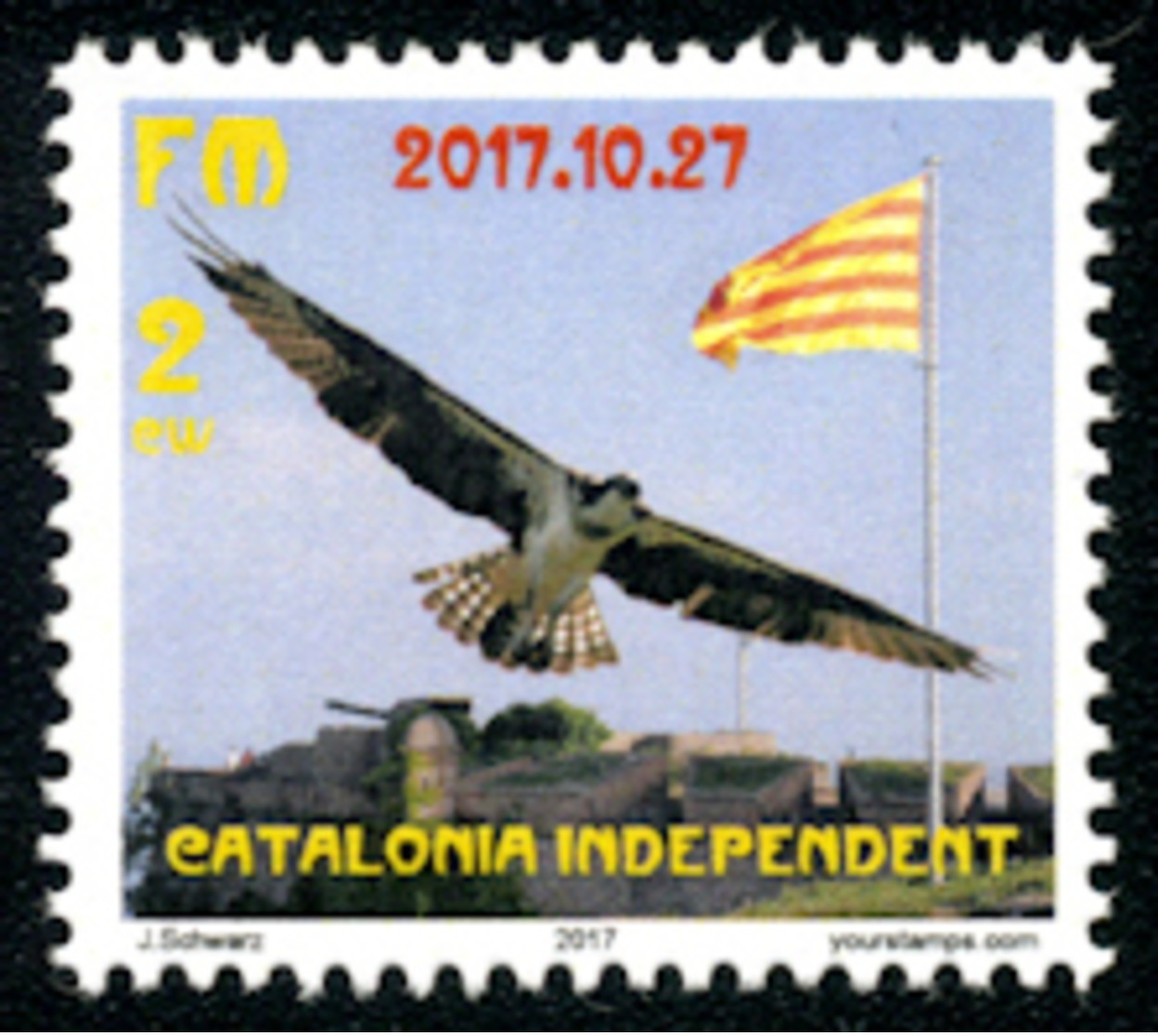 MUSOGRAD - Micronation - 2017 - Catalan Declaration Of Independence - Mint Never Hinged - Other & Unclassified