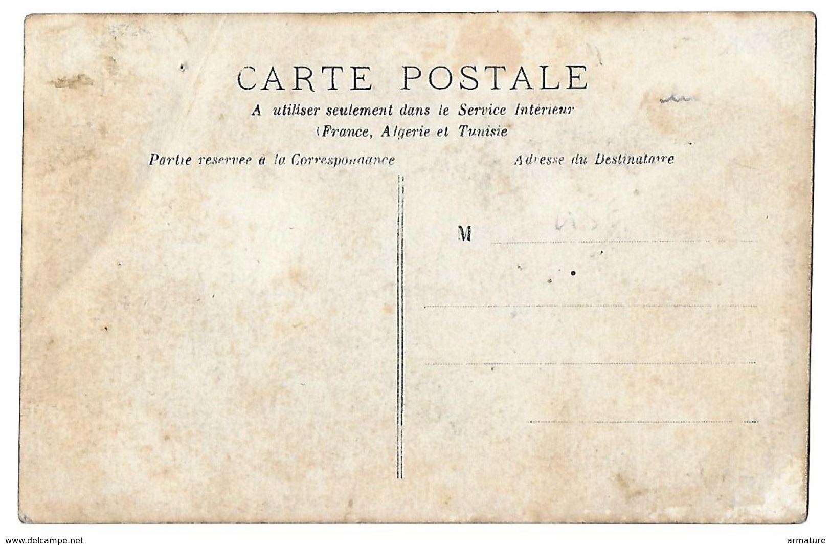 ABBEVILLE    Carte Photo  Qartier De La Cavalerie   Café De La Caserne (recto Verso  En L état) - Abbeville