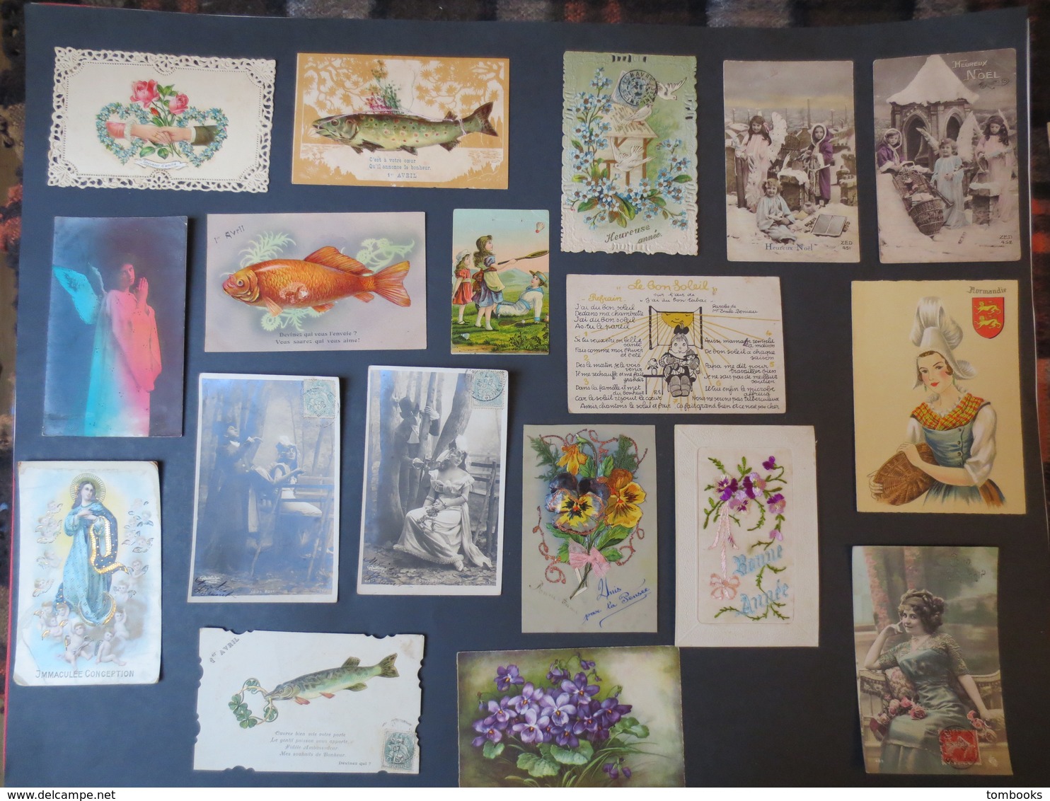 199 Cartes Postales Fantaisies - Anciennes Et Semi Modernes - Musicale - Chromos - Gauffrée Etc ( Photos ) B.E - 100 - 499 Postcards