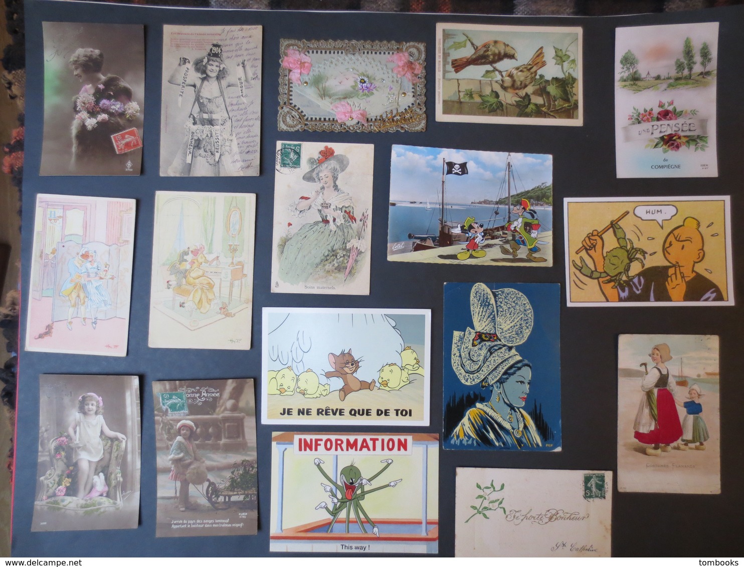 199 Cartes Postales Fantaisies - Anciennes Et Semi Modernes - Musicale - Chromos - Gauffrée Etc ( Photos ) B.E - 100 - 499 Postcards