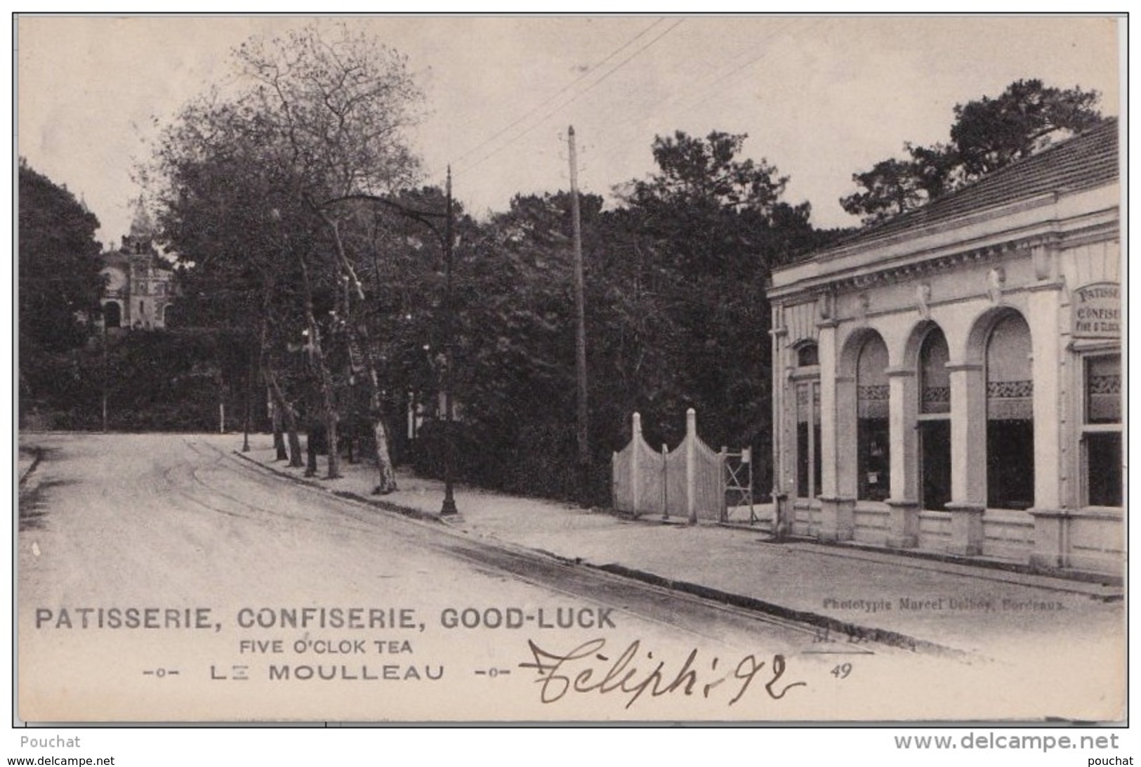 F1- 33) LE MOULLEAU (BASSIN D ' ARCACHON) PATISSERIE - CONFISERIE - GOOD LUCK - FIVE O ' CLOK THEA - Arcachon