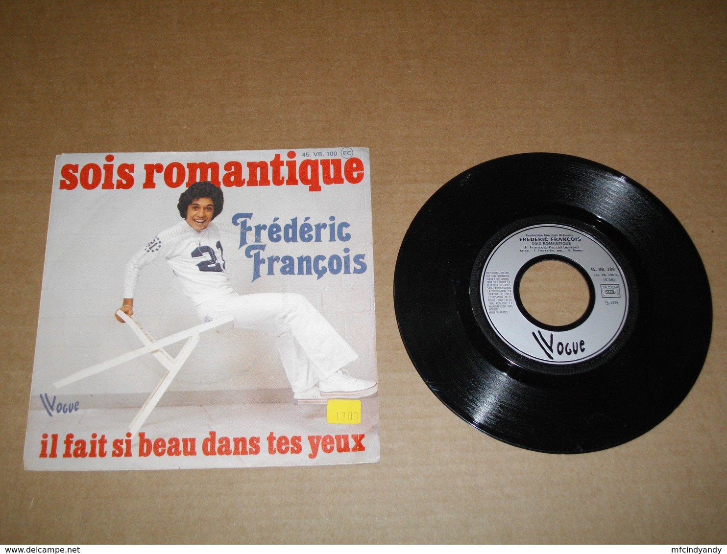 45T  Frederic François - Sois Romantique - Altri & Non Classificati