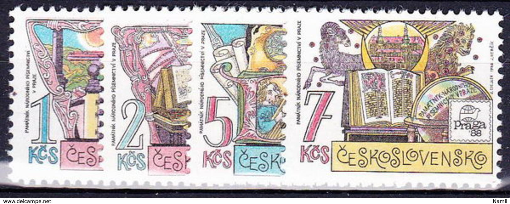 ** Tchécoslovaquie 1988 Mi 2957-60 (Yv 2767-70), (MNH) - Nuovi