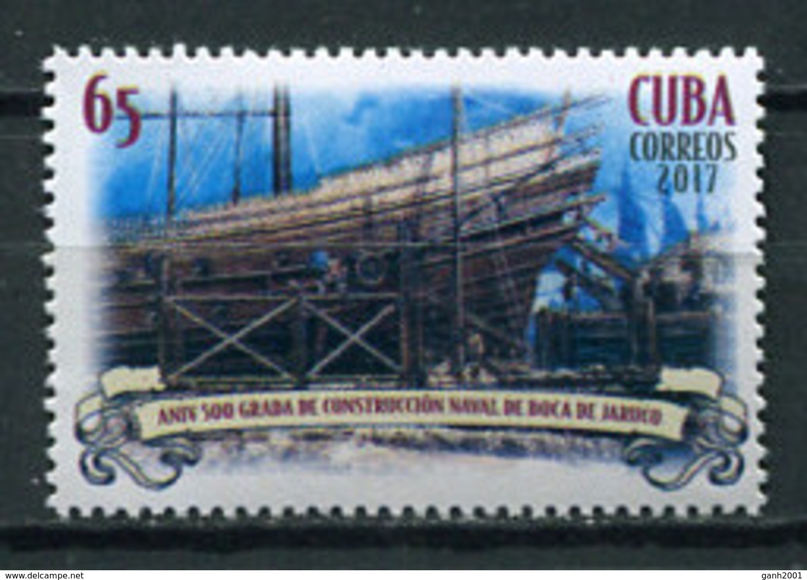 Cuba 2017 / Ships Boats MNH Barcos Schiffe Bateaux / Cu3602  18-26 - Barcos