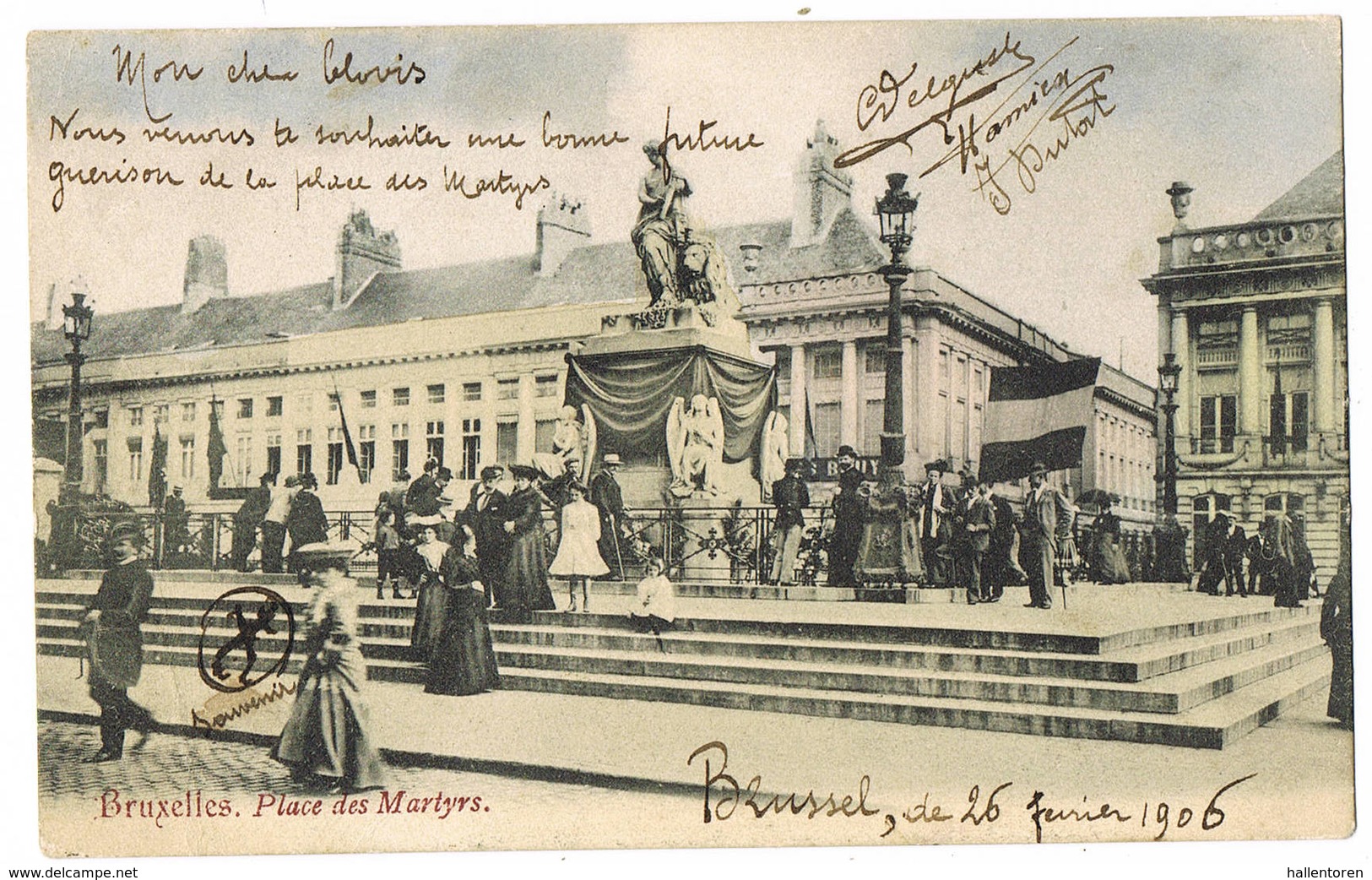 Brussel / Bruxelles :Place Des Martyrs ( 2 Scans) - Plazas