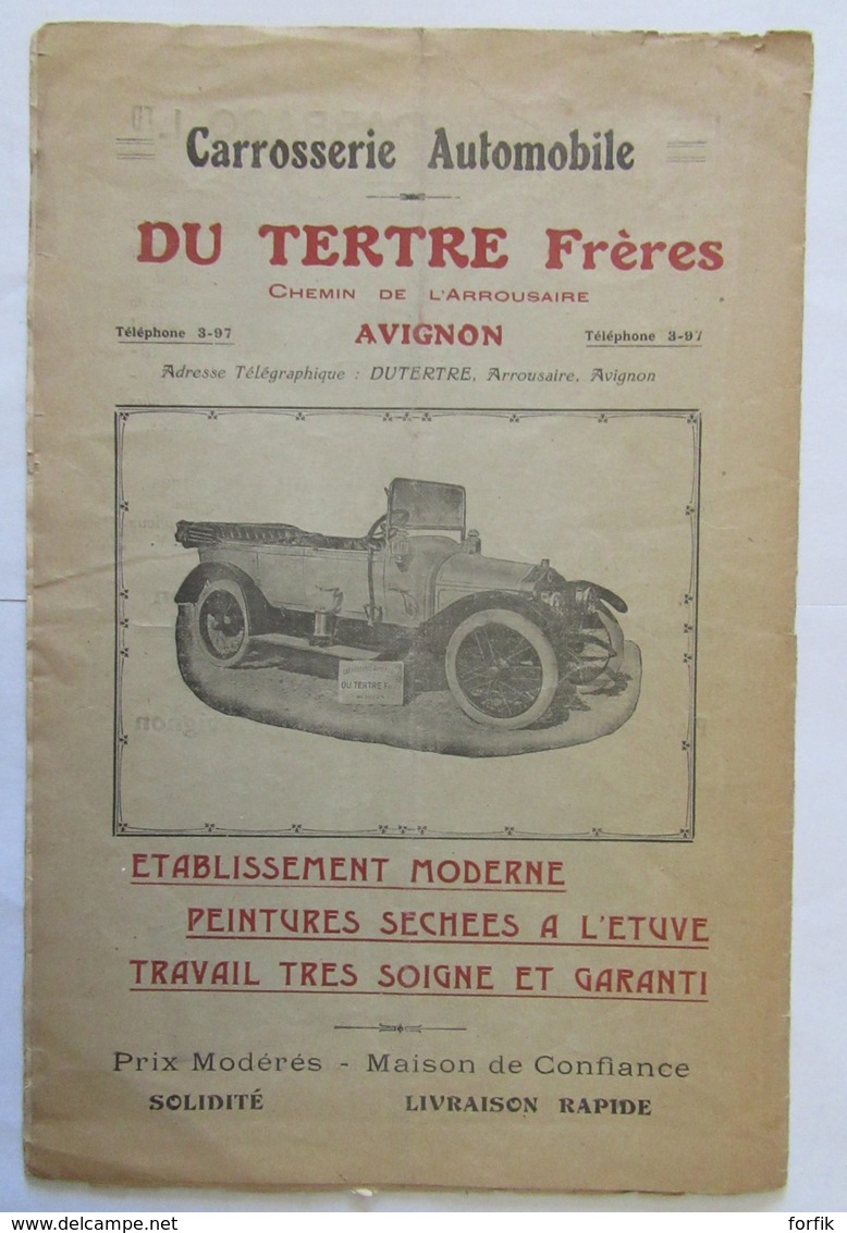 Magazine "La Farandole" Avignon, Du 8 Février 1914 - Un Article Sur La Tauromachie "Toros Et Toreros" - Sonstige & Ohne Zuordnung