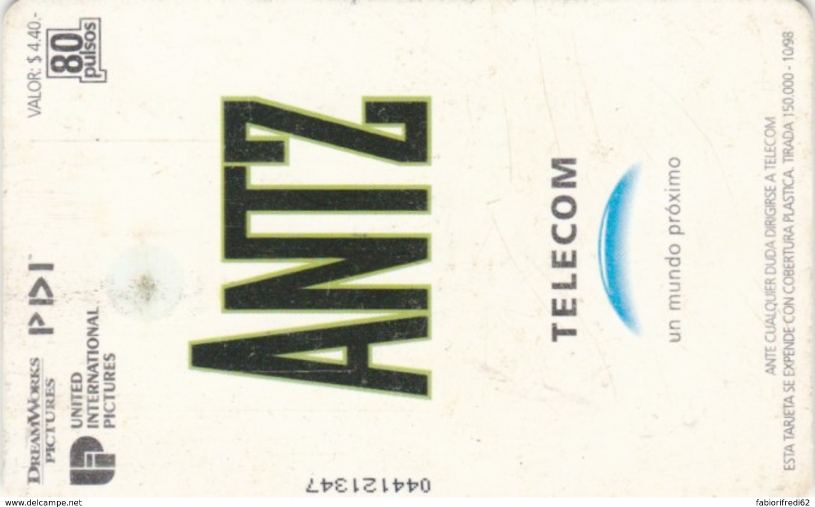 PHONE CARD ARGENTINA Not Perfect (PY1032 - Argentina