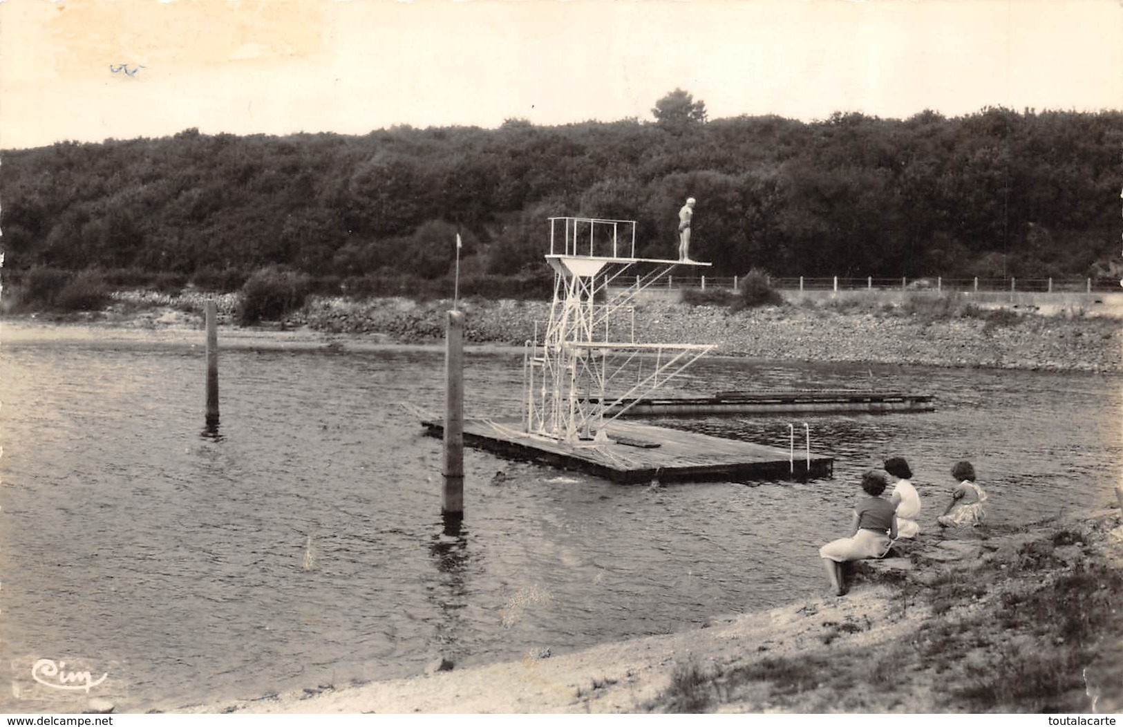 CPSM 44 SAVENAY LA PISCINE AU LAC DE LA VALLEE MABILE - Savenay