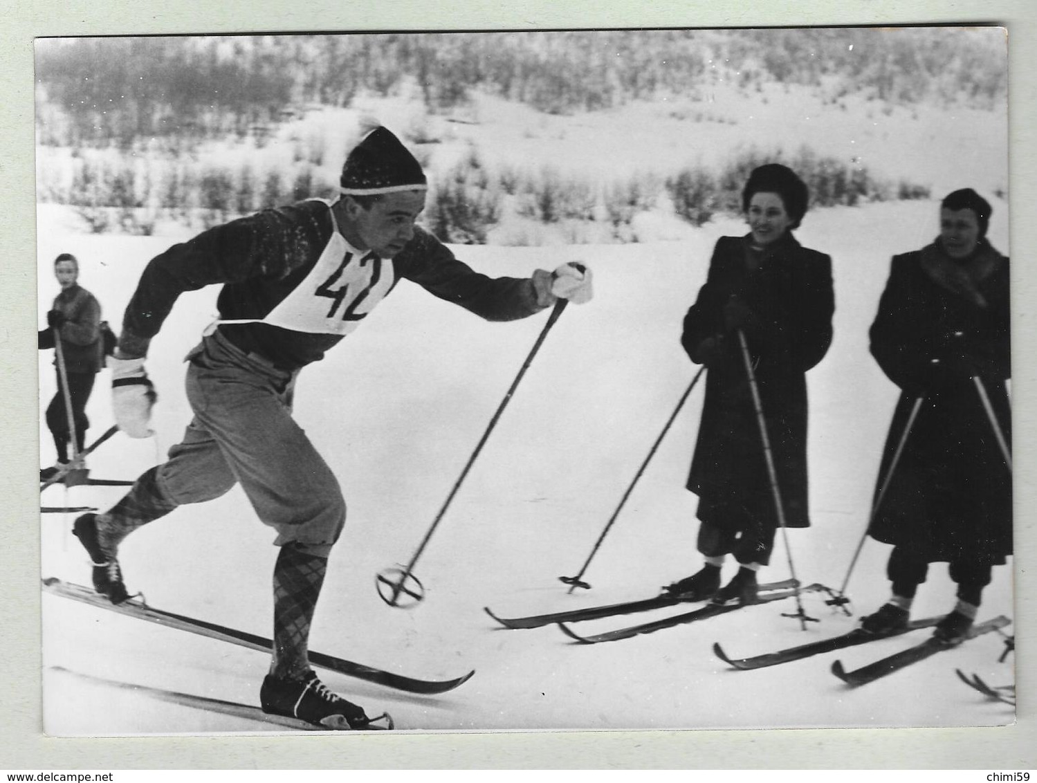 SPORT  - PHOTO PRESS -  SPORT D' HIVER - SKI De FOND - SCI DI FONDO - 1955 - Sport