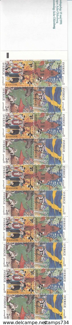 Schweden 1991 - 100 Jahre Freilichtmuseum Skansen, Stockholm, MH 160, MNH** - 1981-..