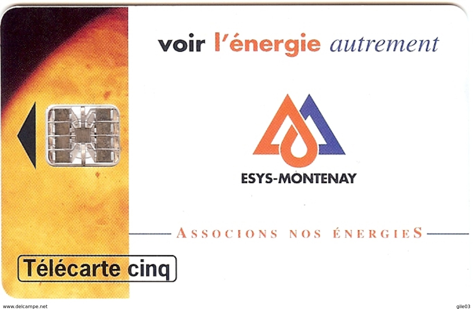 TELECARTE  ESYS MONTENAY   11/96  TIRAGE 8000 EX - Zonder Classificatie