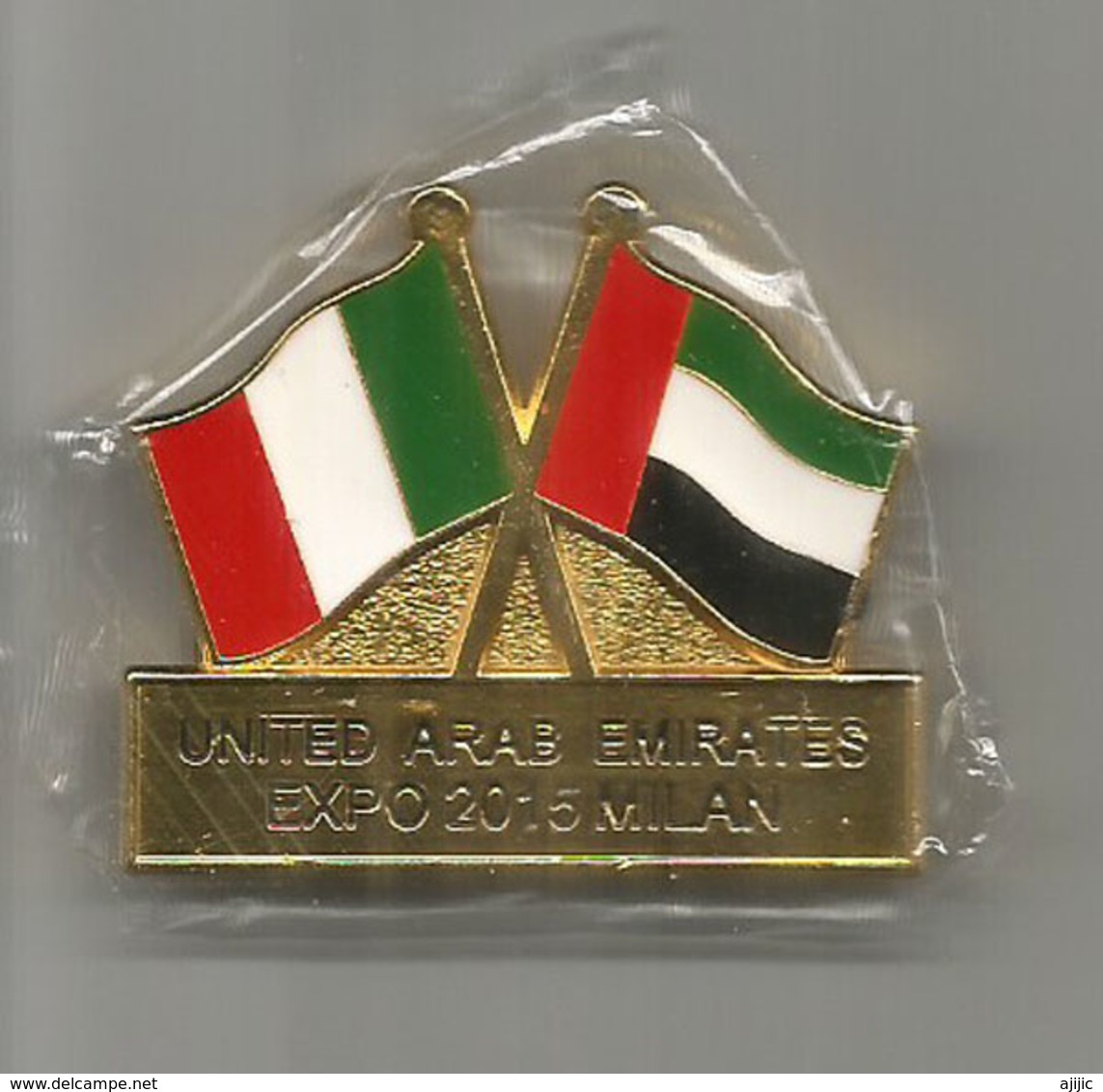 EXPO UNIVERSELLE MILANO (UAE) 2015, Magnet Officiel Du Pavillon UAE (Emirats Arabes)  (en Métal) - Other & Unclassified