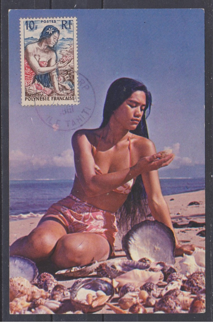 CPM Tahiti #361 - Tahitienne Carte Maxima - Tahiti