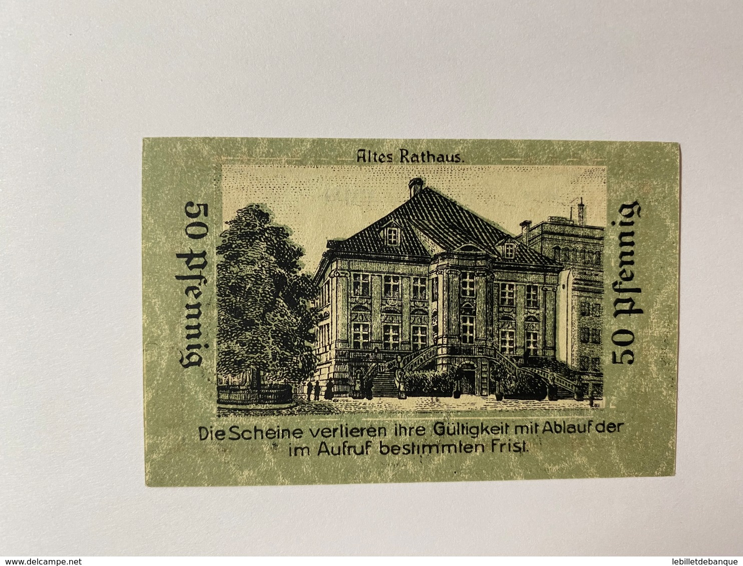 Allemagne Notgeld Liegnitz 50 Pfennig - Collections