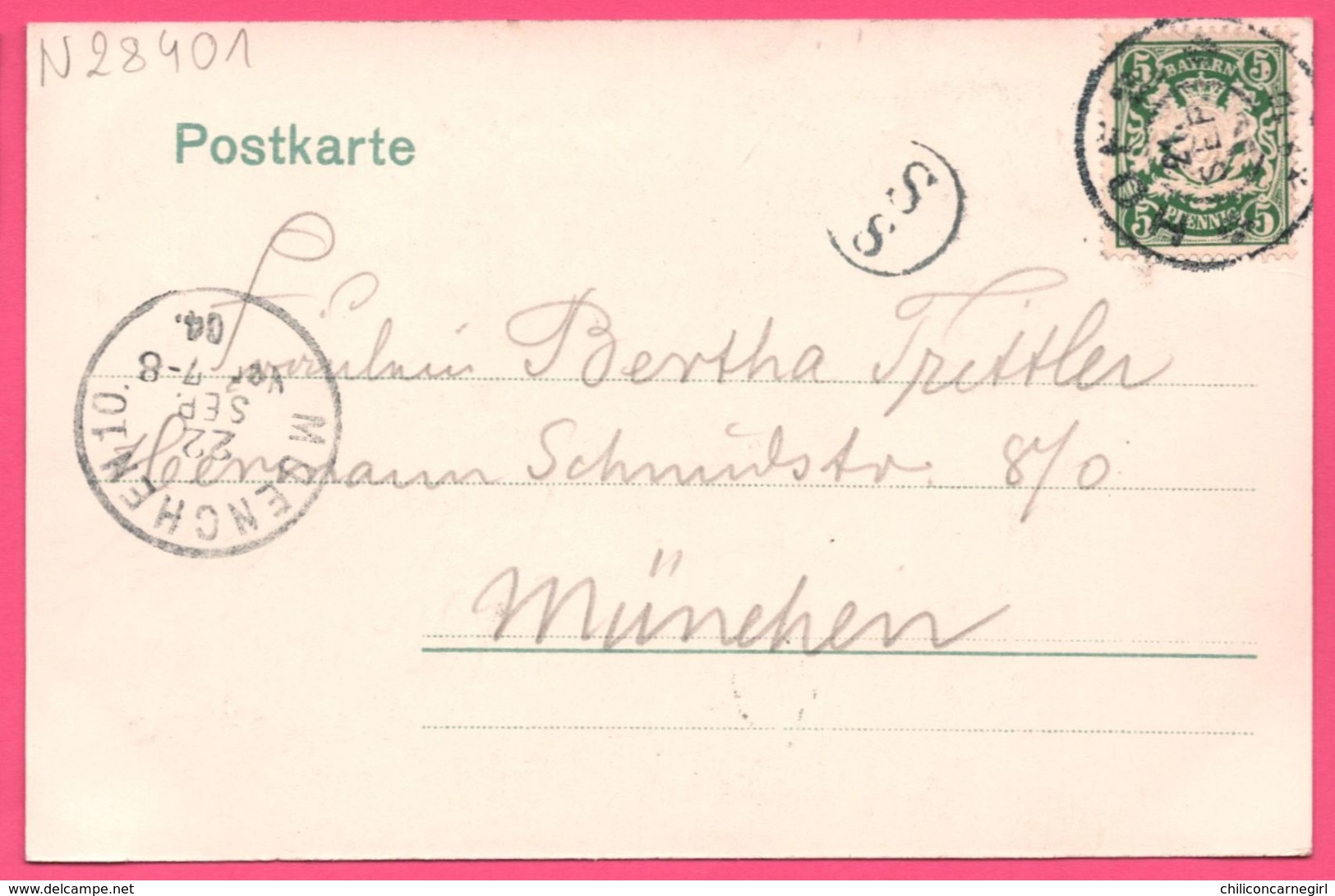 Hof I. B. - Bismarckstrasse - Bismarckstraße - Animée - 1904 - Hof