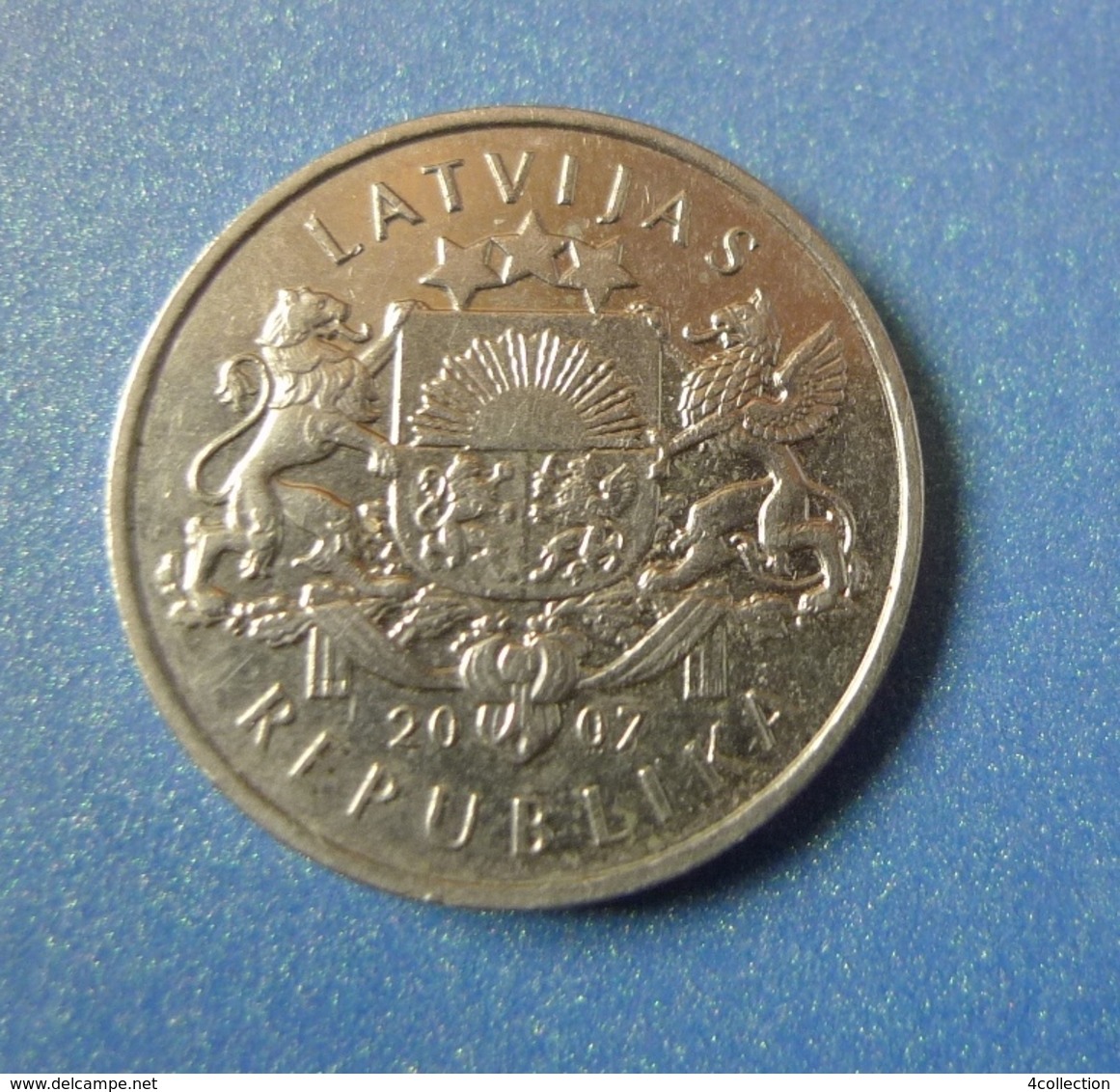 Z. Latvia 1 LATS 2007 Christmas SNOWMAN  - Latvian Coin - Latvia