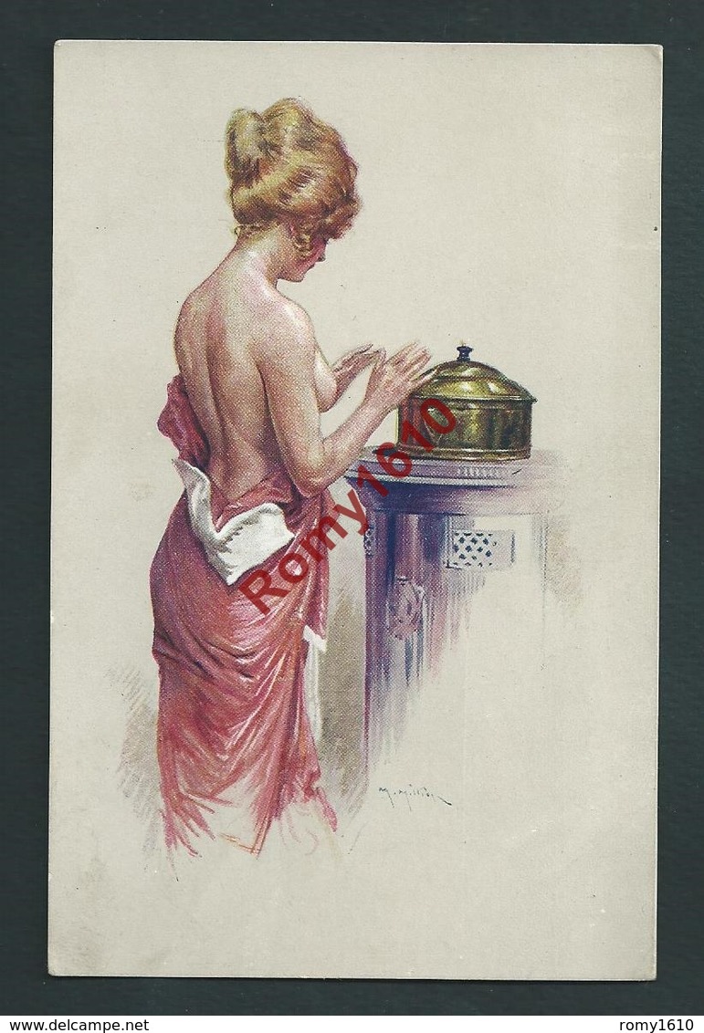 M. Millière. Jeune Fille Aux Seins Nus - Litho  Série 30, N°3.   Erotisme, Erotique. - Milliere