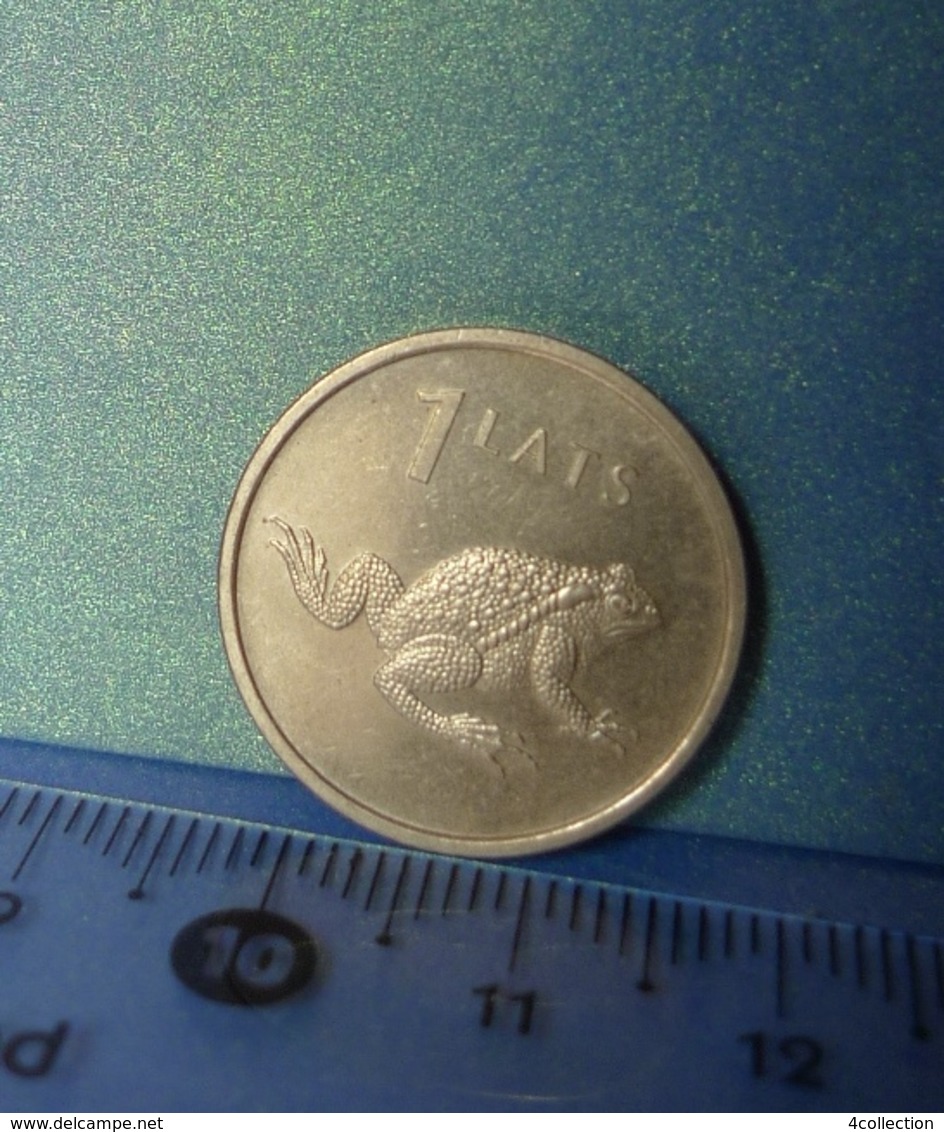 Z. Latvia 1 LATS 2010 TOAD Frog - Latvian Coin - Latvia