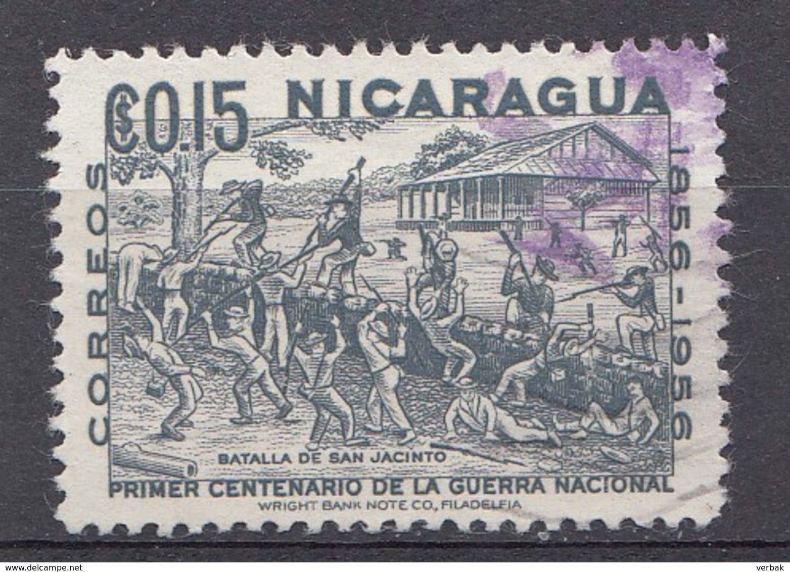 NICARAGUA 1956   Mi.nr: 1113 Erinnerung An Der...  Oblitérés - Used - Gebruikt - Nicaragua