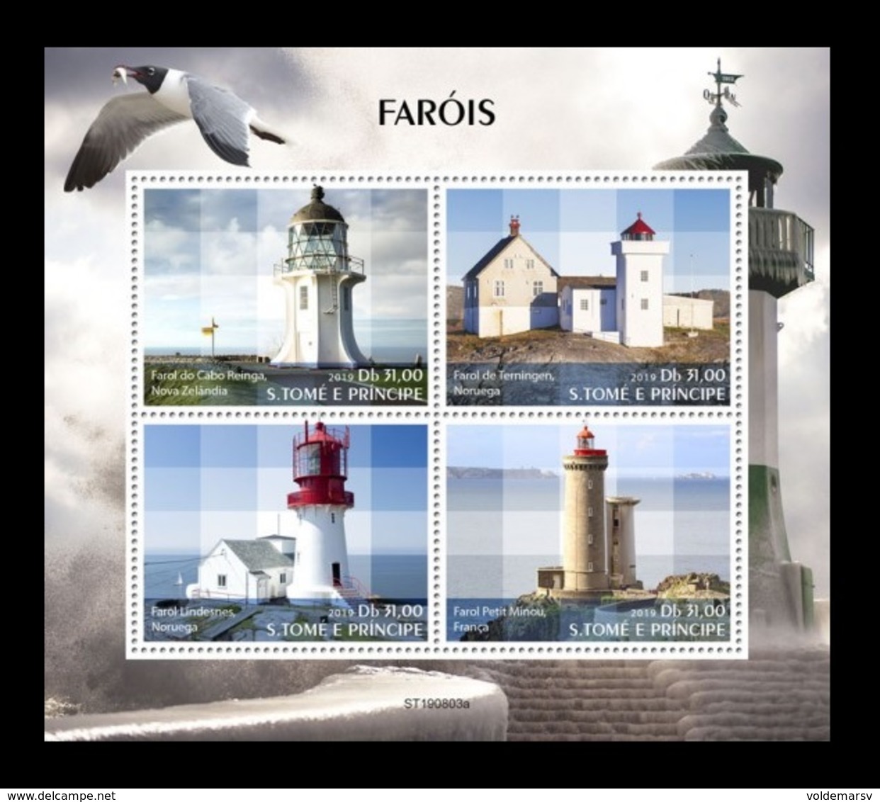 Sao Tome And Principe 2019 Mih. 8539/42 Lighthouses MNH ** - Sao Tome And Principe