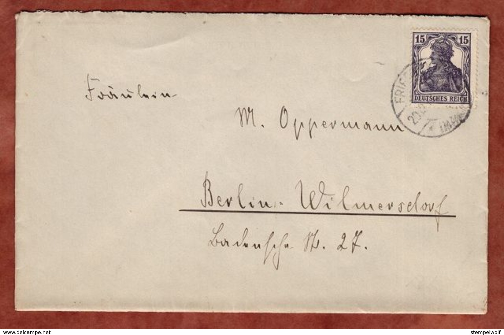 Brief, Germania, Friesack Nach Berlin 1919? (91327) - Briefe U. Dokumente