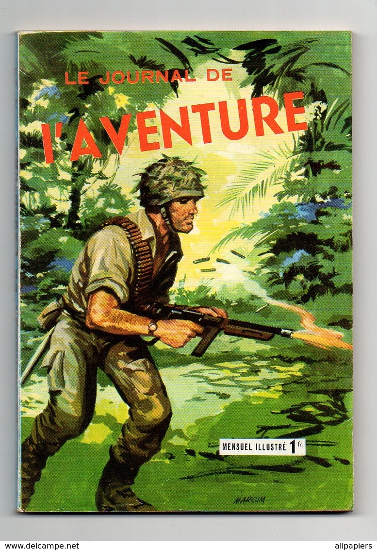 Petit Format Le Journal De L'aventure N°28 Johnny Ne Perd Jamais - Jack Bip's En 1968 - Petit Format