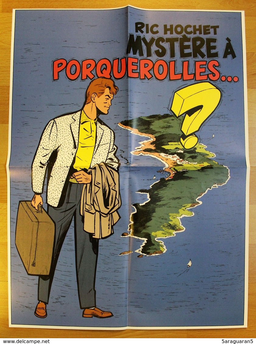 POSTER - RIC HOCHET - Mystères à Porquerolles - Affiches & Offsets